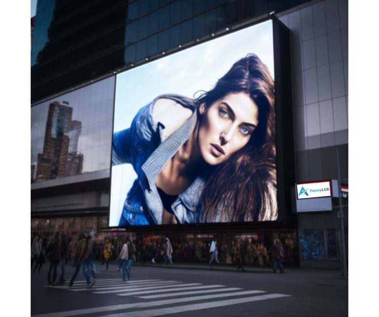 Foxxy LED Full Color on the street